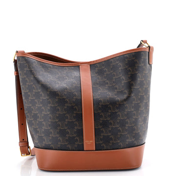 Bucket Bag Triomphe Coated Canvas Medium