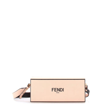 Logo Horizontal Box Crossbody Bag Leather