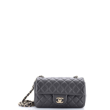 Classic Single Flap Bag Quilted Lambskin Mini
