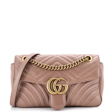GG Marmont Flap Bag Matelasse Leather Medium