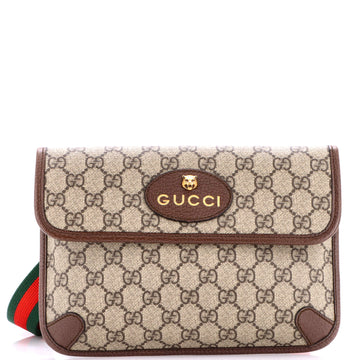 Neo Vintage Flap Belt Bag GG Coated Canvas