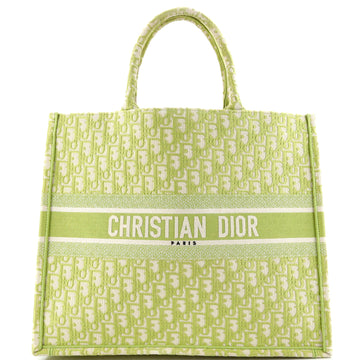 Book Tote Oblique Canvas Large