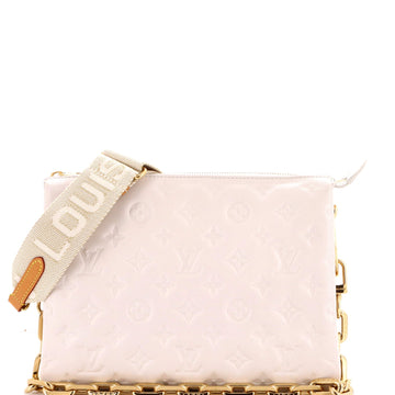 Coussin Bag Monogram Embossed Lambskin PM