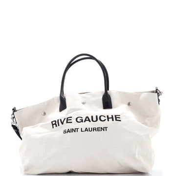 Rive Gauche Shopper Tote Canvas Maxi
