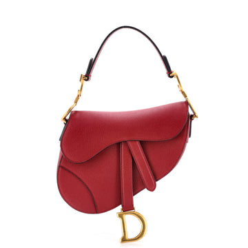 Saddle Handbag Leather Mini