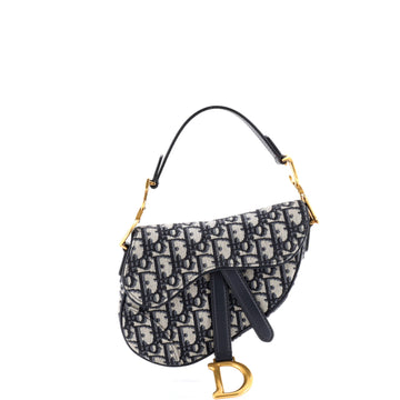 Saddle Handbag Oblique Canvas Mini