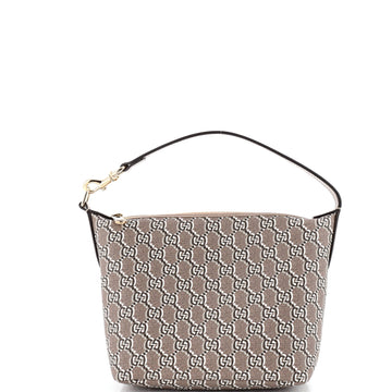 Ophidia Zip Shoulder Bag GG Shadow Coated Canvas Super Mini