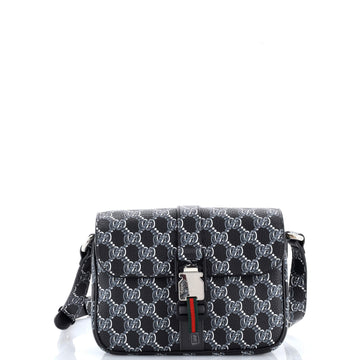 Front Buckle Crossbody Bag GG Shadow Coated Canvas Mini