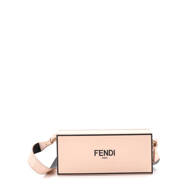 Logo Horizontal Box Crossbody Bag Leather