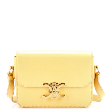 Triomphe Shoulder Bag Smooth Calfskin Teen