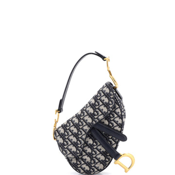Saddle Handbag Oblique Canvas Mini