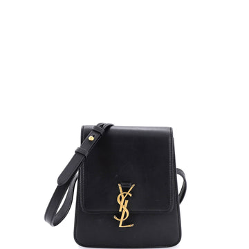 Kaia Flap Satchel Leather North South