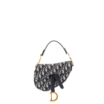 Saddle Handbag Oblique Canvas Mini