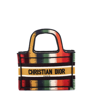 Book Tote Embroidered Canvas Mini