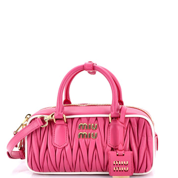 Arcadie Top Handle Bag Matelasse Leather Regular