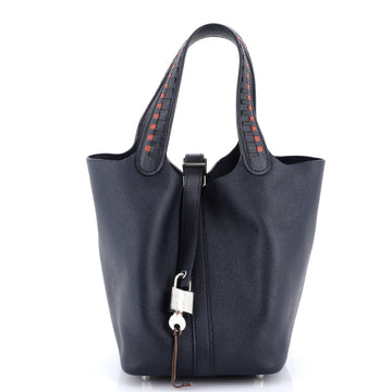Picotin Lock Bag Tressage Epsom PM
