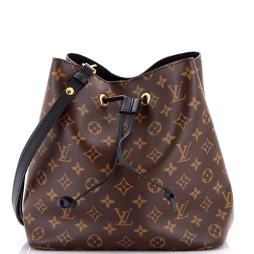 NeoNoe Handbag Monogram Canvas with Leather MM