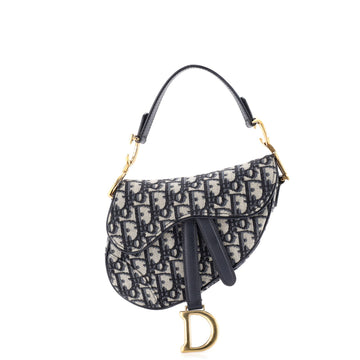 Saddle Handbag Oblique Canvas Mini