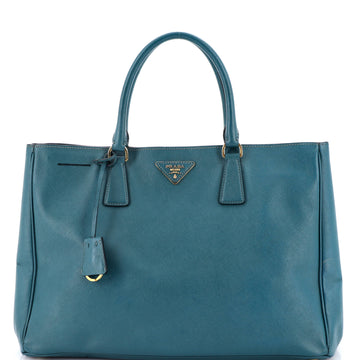 Lux Open Tote Saffiano Leather Large