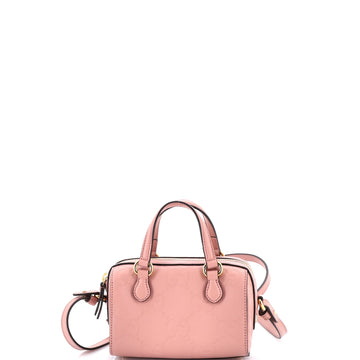 Convertible Boston Bag Jumbo GG Embossed Leather Super Mini
