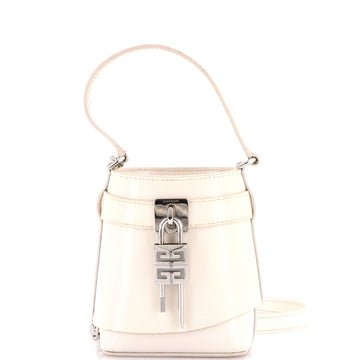 GV Shark Lock Bucket Bag Leather Micro