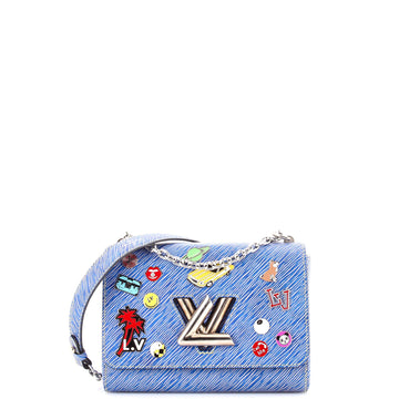 Twist Handbag Limited Edition Pin Embellished Epi Leather MM