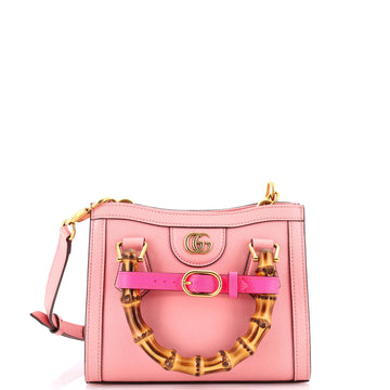 Diana NM Bamboo Handle Tote Leather Mini