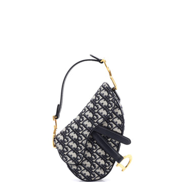 Saddle Handbag Oblique Canvas Mini