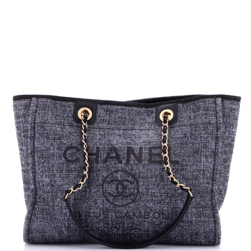 Deauville Tote Raffia with Glitter Detail Small