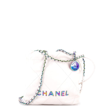 22 Chain Hobo Quilted Calfskin Mini