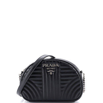 Dome Crossbody Bag Diagramme Quilted Leather Small