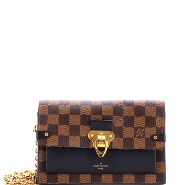 Vavin Chain Wallet NM Damier with Leather