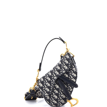 Saddle Handbag Oblique Canvas Mini