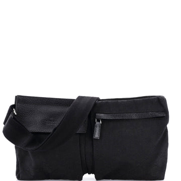 Vintage Double Belt Bag GG Canvas with Leather
