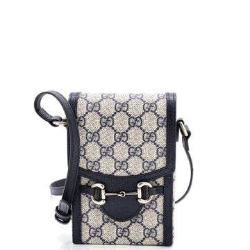Horsebit 1955 Crossbody Bag GG Coated Canvas with Leather Mini