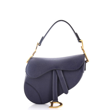Saddle Handbag Leather Mini