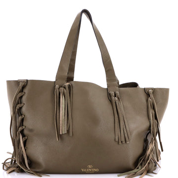 C-Rockee Fringe Tote Leather Medium