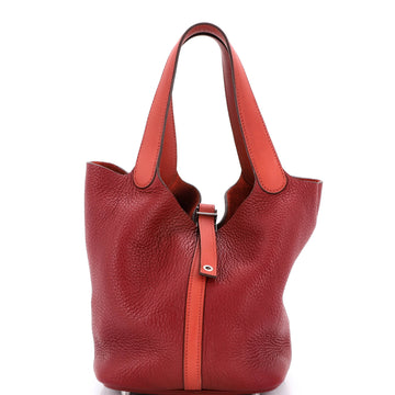 Picotin Lock Bag Bicolor Clemence MM