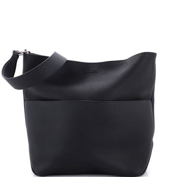 Prive Vertical Convertible Hobo Leather Large