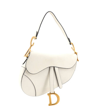 Saddle Handbag Leather Medium