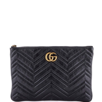 GG Marmont Clutch Matelasse Leather