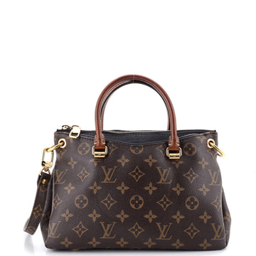 Pallas Tote Monogram Canvas with Leather BB