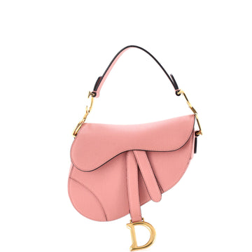 Saddle Handbag Leather Mini