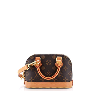 Alma Handbag Monogram Canvas Nano