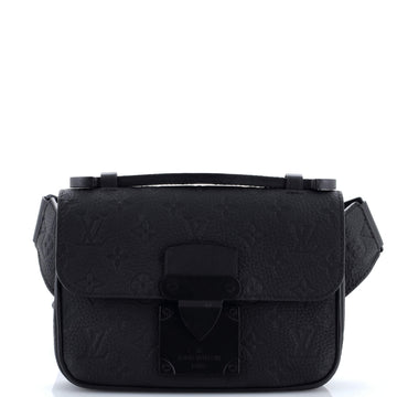 S Lock Sling Bag Monogram Taurillon Leather