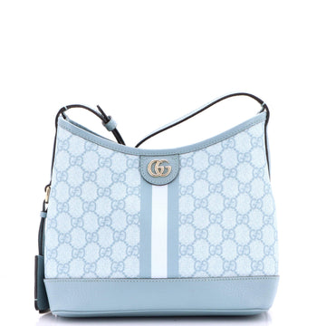 Ophidia Open Bucket Bag GG Coated Canvas with Leather Small