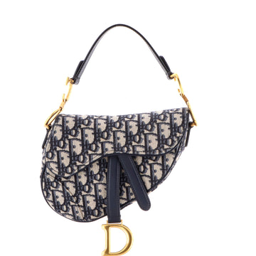 Saddle Handbag Oblique Canvas Mini