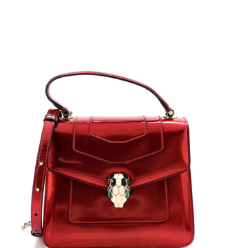 Serpenti Top Handle Bag Patent Small