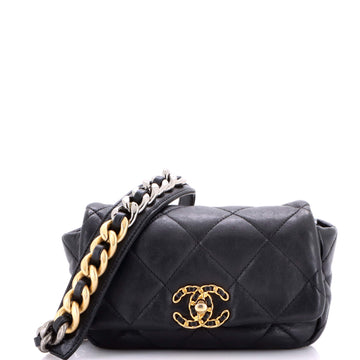 19 Belt Bag Quilted Leather