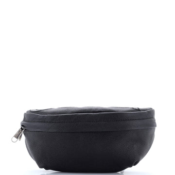 Logo Belt Bag Leather with GG Coated Canvas